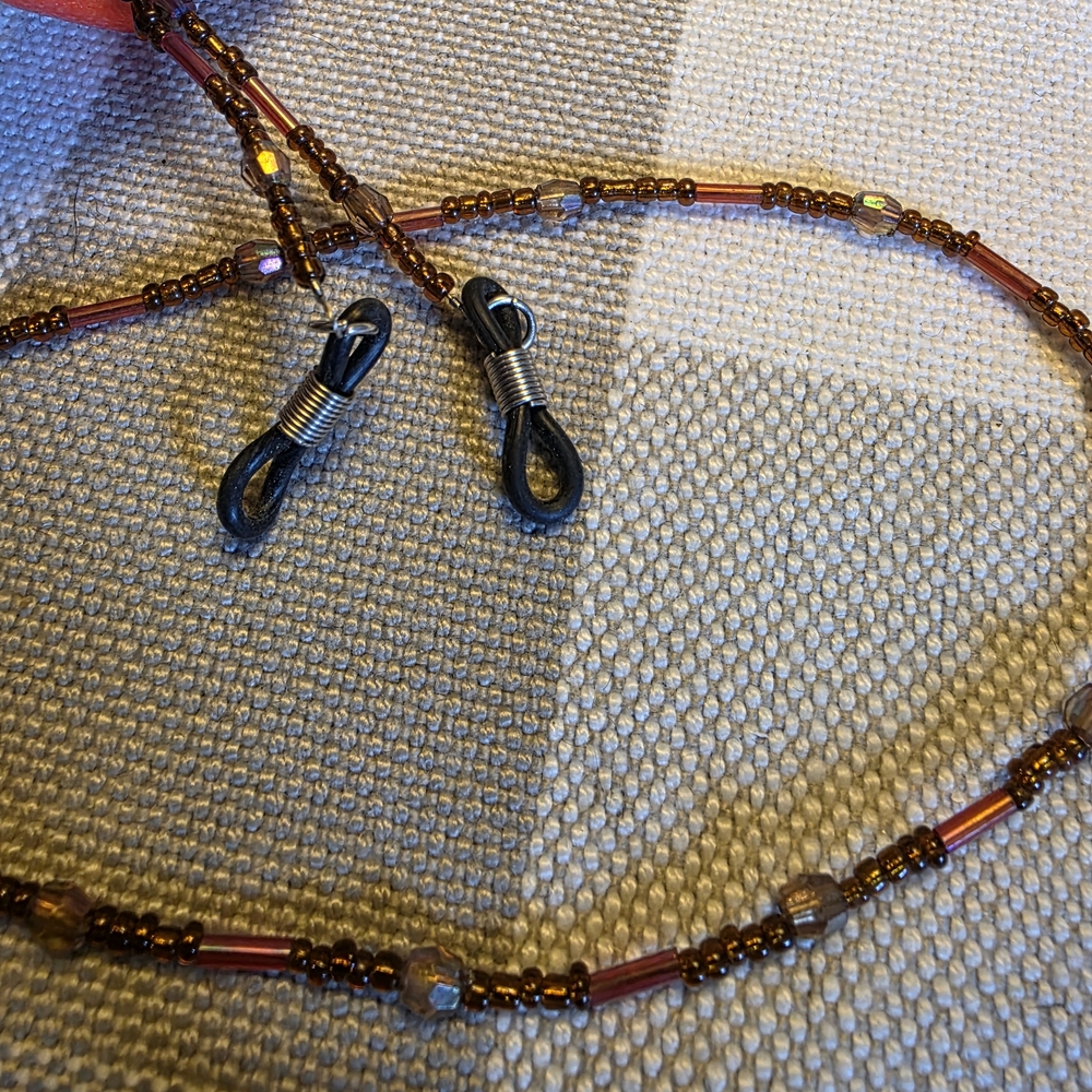 Beaded Eyeglasses Holder NWOT
